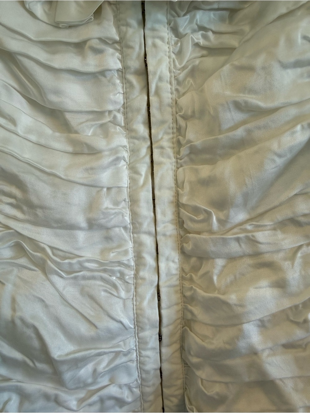 Zara White Ruched Rosette Satin Corset Top | Size M | NWT - Picture 7 of 13